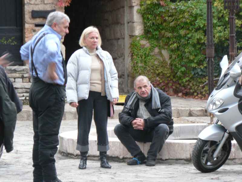Petite pause pour Annie, Jean-Claude et Dave.